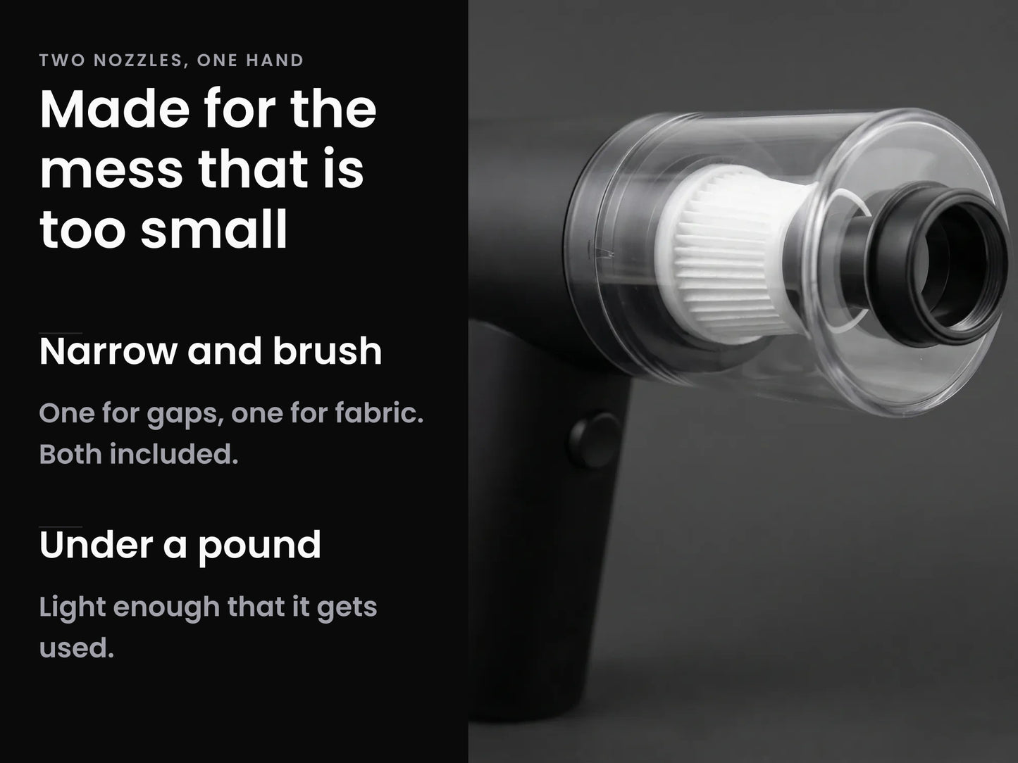 DustaClean Handheld Vacuum