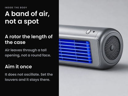 What the Froza is: a rotor the length of the case