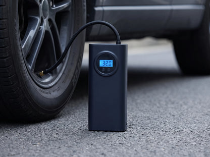 InflatoPro — Cordless tire inflator with preset auto-stop and dual-pressure display