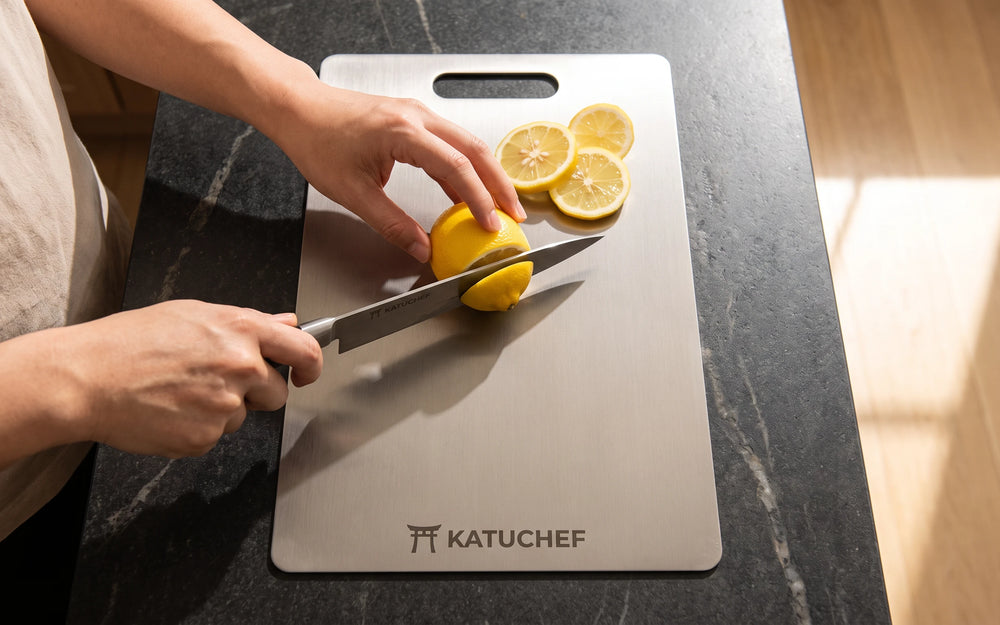 Both faces of the titanium board