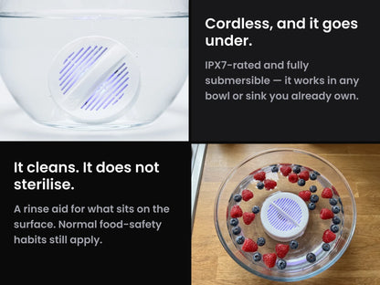 PuriBreeze — Cordless OH-ion produce purifier